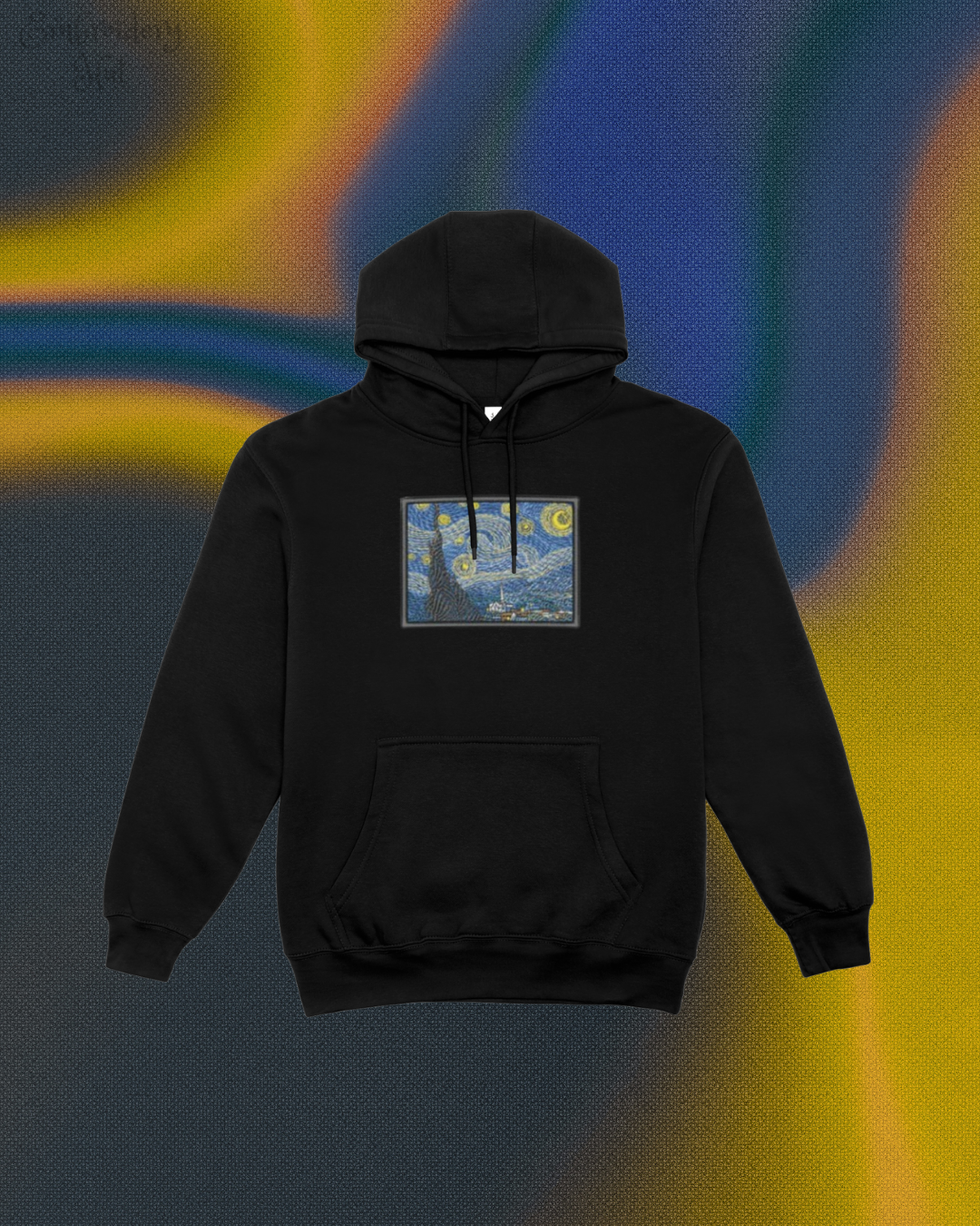 Starry Night Embroidered Hoodie
