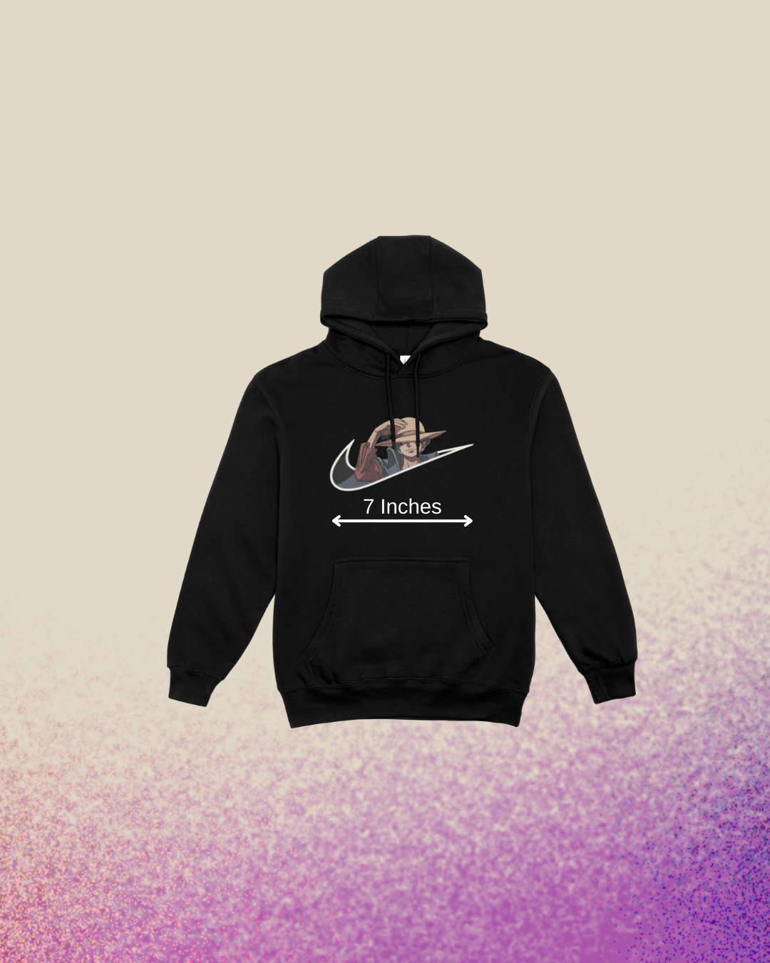 One Piece Luffy Embroidered Hoodie