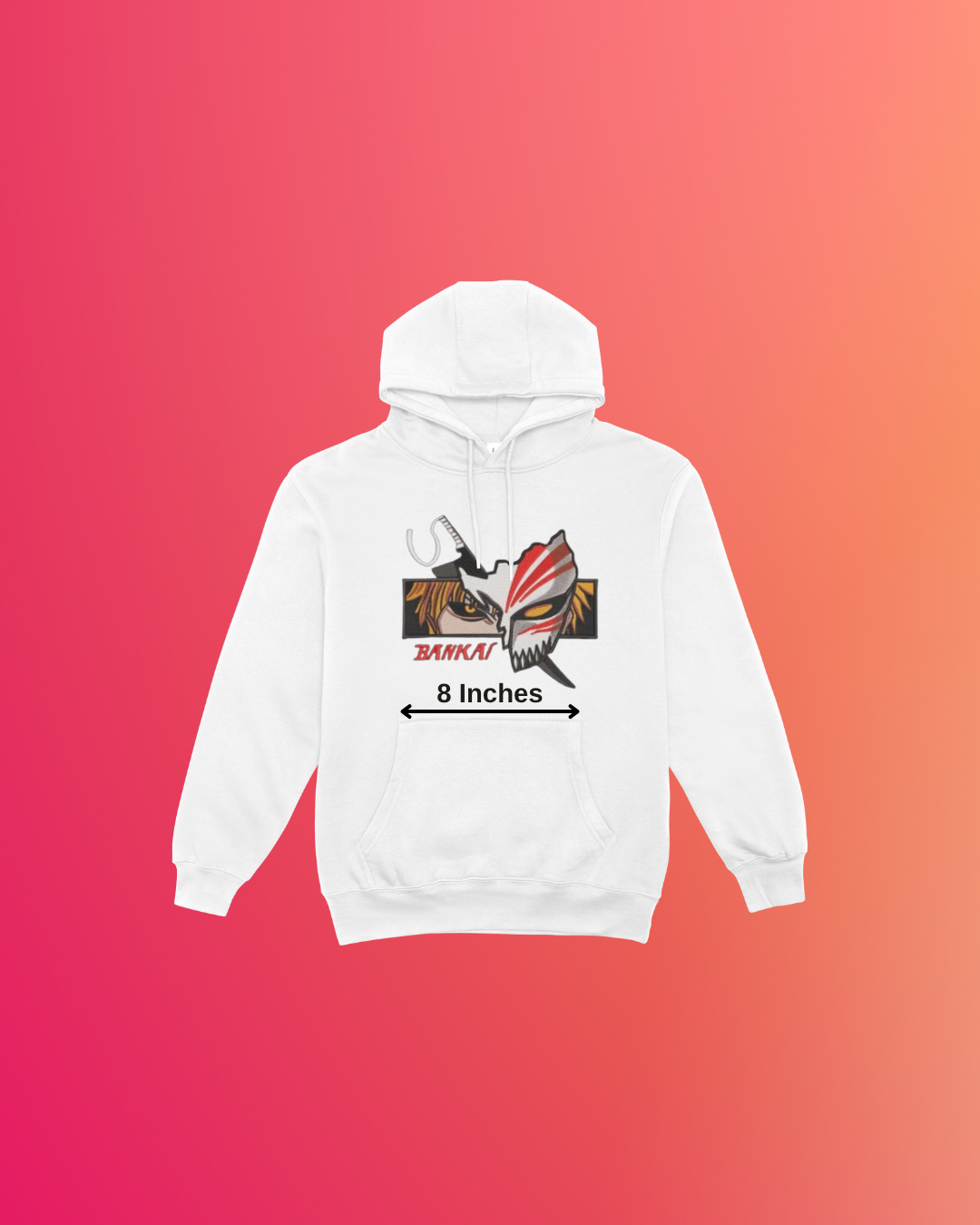 Bleach Bankai Embroidered Hoodie