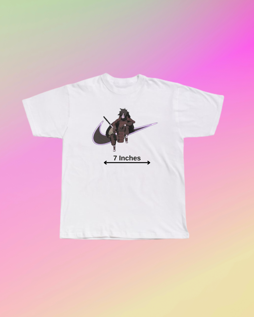 Naruto Madara Embroidered T-Shirt