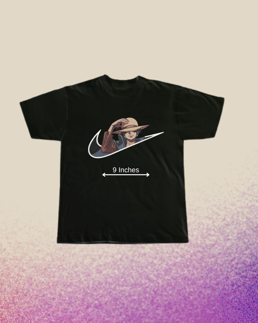 One Piece Luffy Embroidered Tshirt