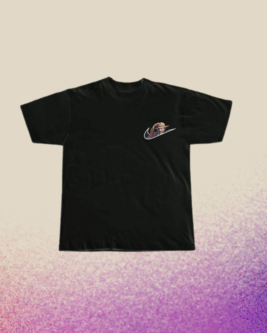 One Piece Luffy Embroidered Tshirt