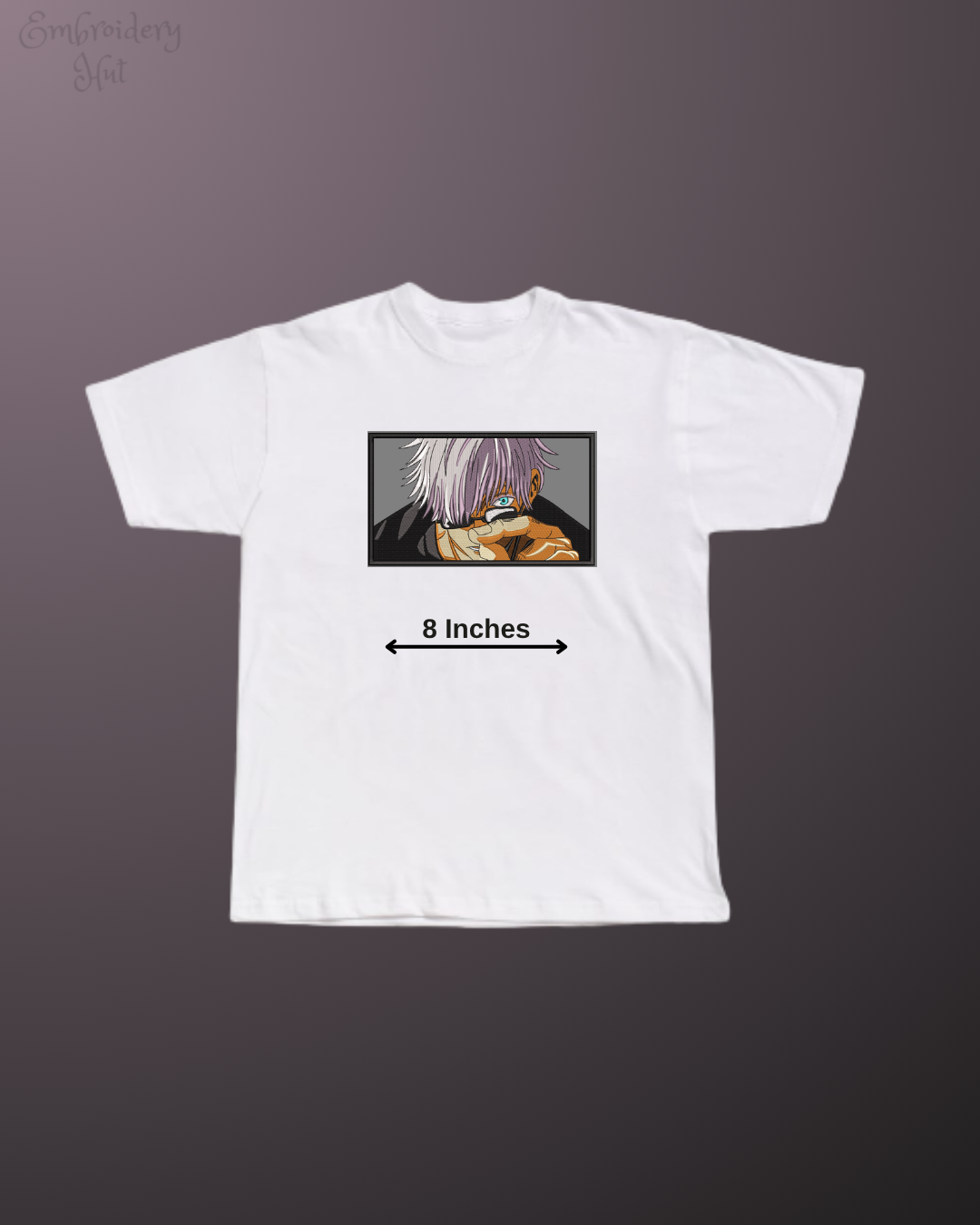 Jujutsu Kaisen Gojo Eyes Embroidered T-Shirt