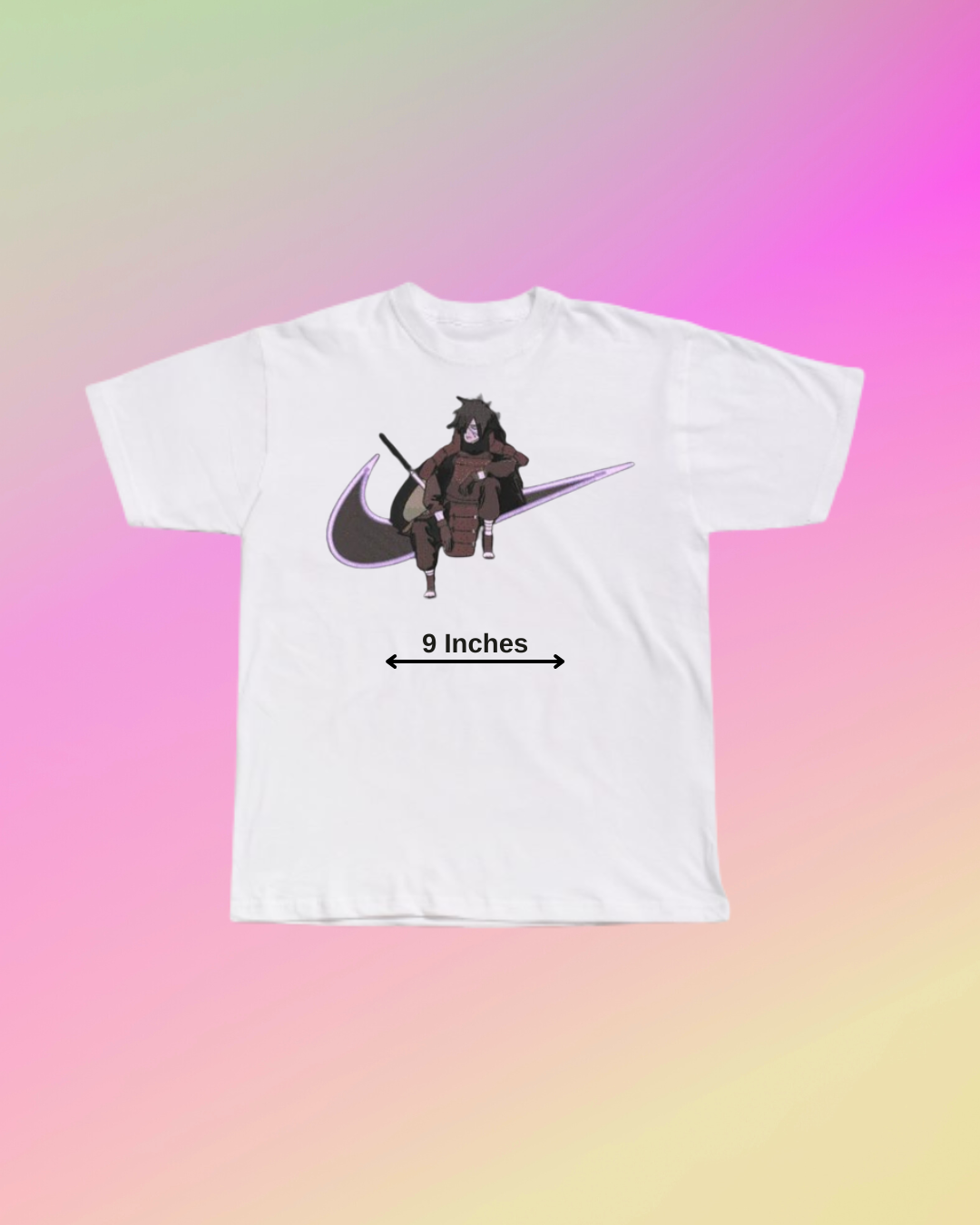 Naruto Madara Embroidered T-Shirt