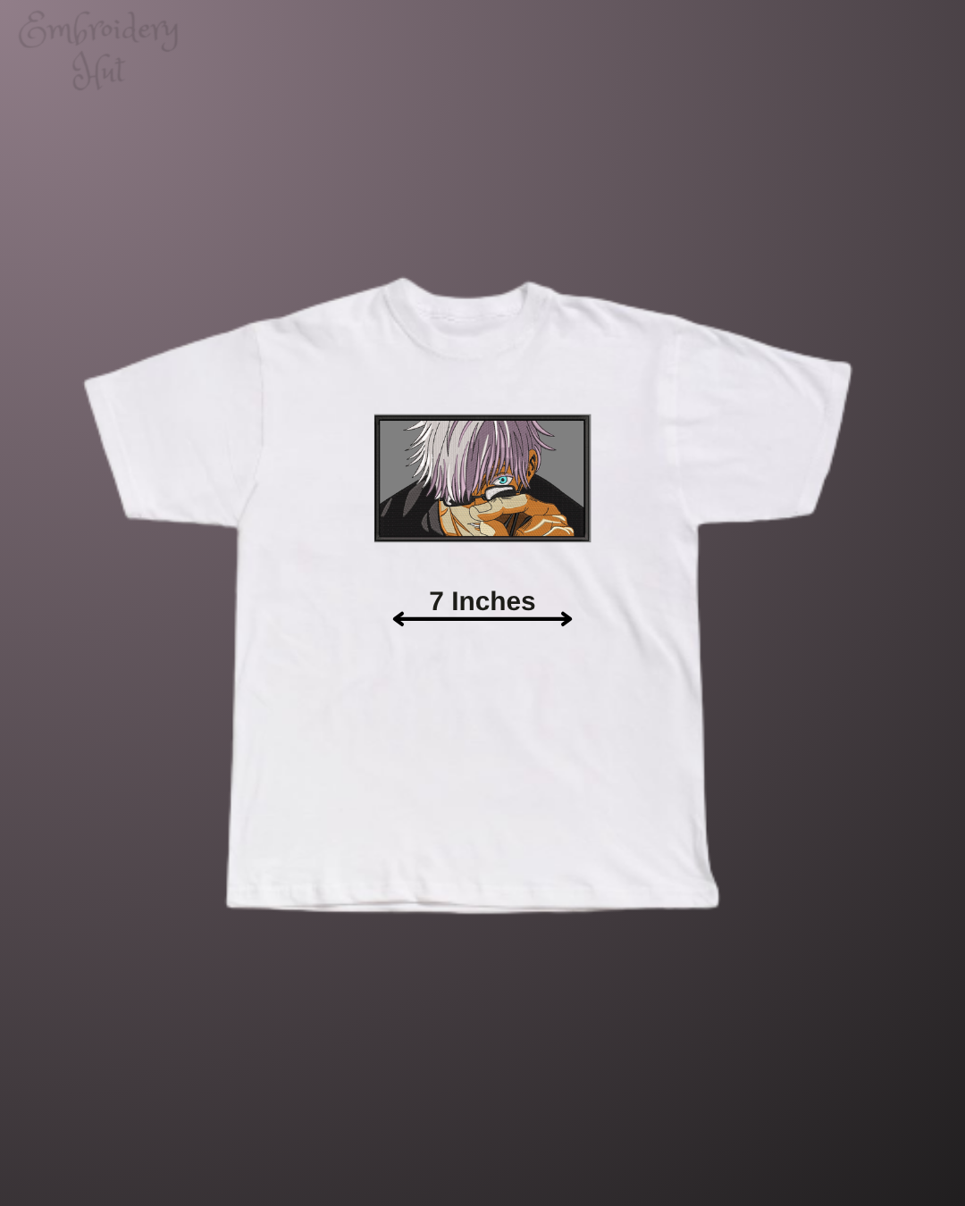 Jujutsu Kaisen Gojo Eyes Embroidered T-Shirt