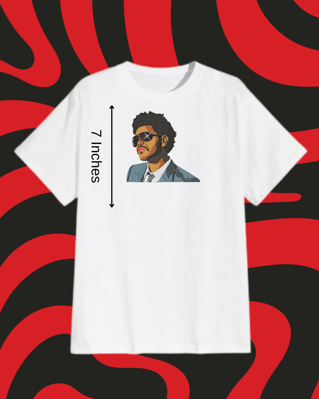 The Weekend Embroidered T-shirt - Embroidery Hut