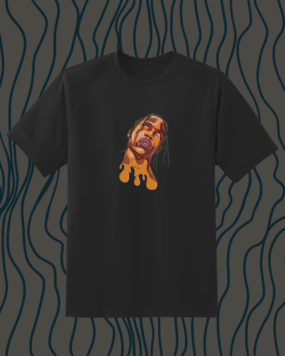 Travis Scott Embroidered T-shirt - Embroidery Hut
