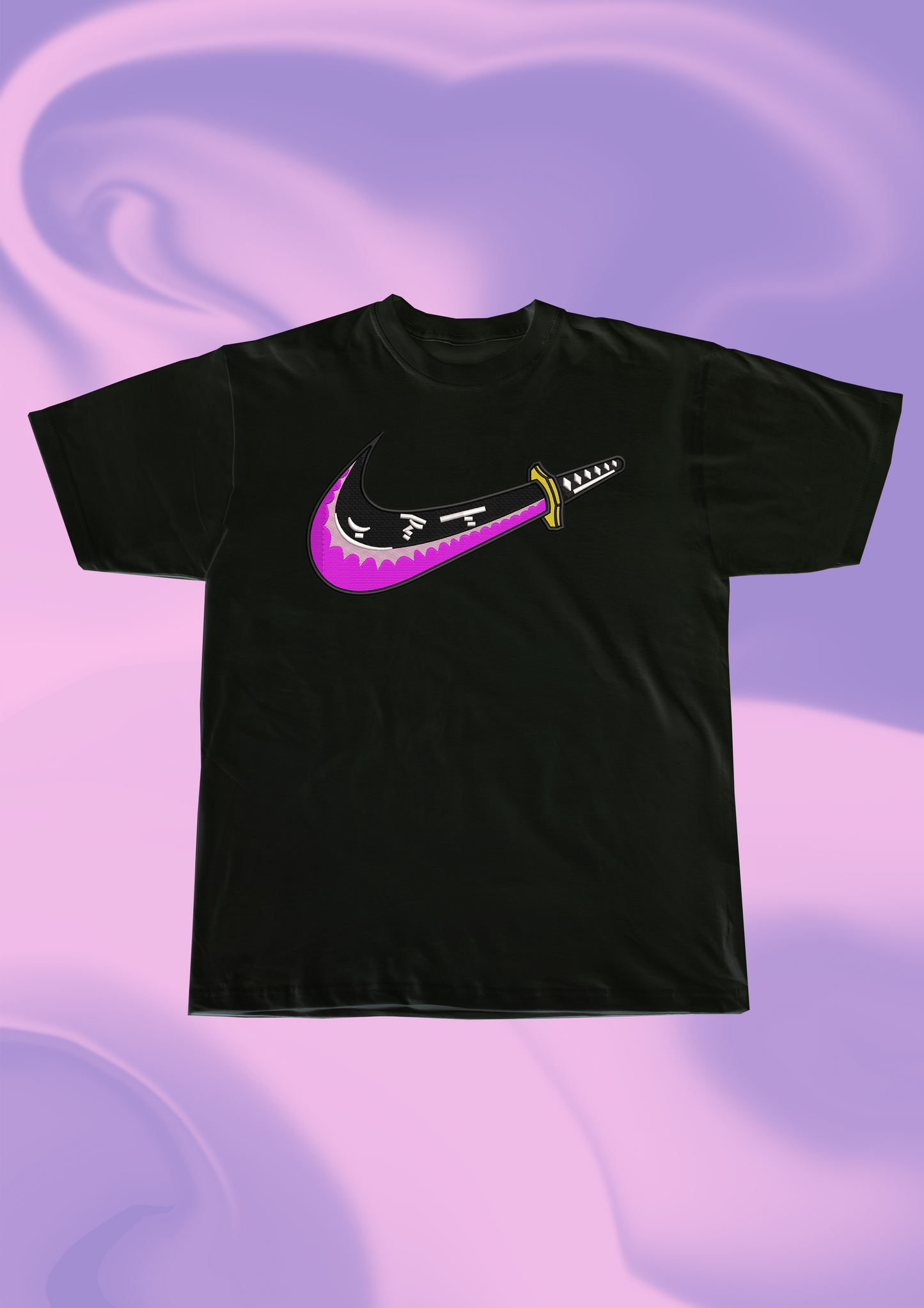 One Piece ZoroSword Embroidered T-Shirt