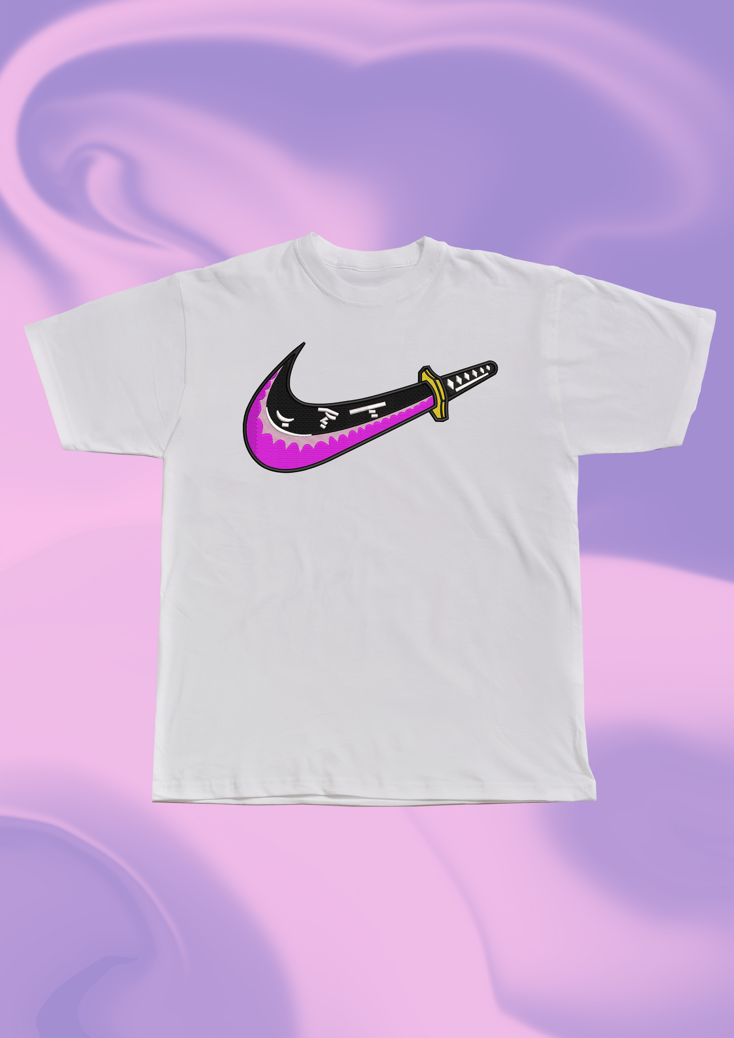 One Piece ZoroSword Embroidered T-Shirt