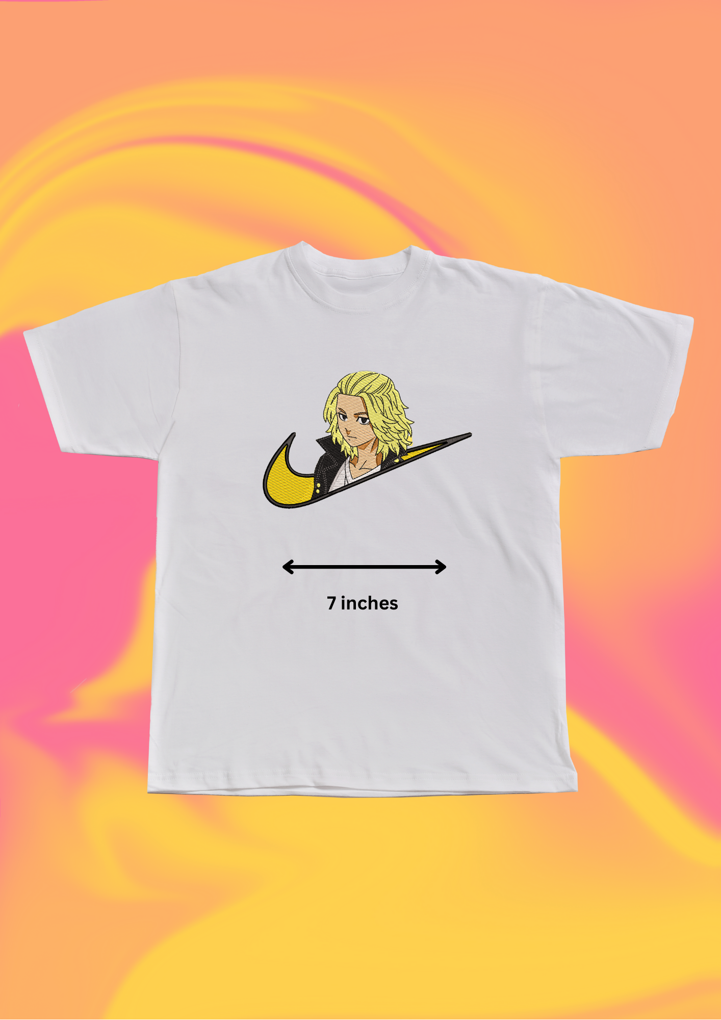 Tokyo Revengers Mikey Embroidered T-Shirt