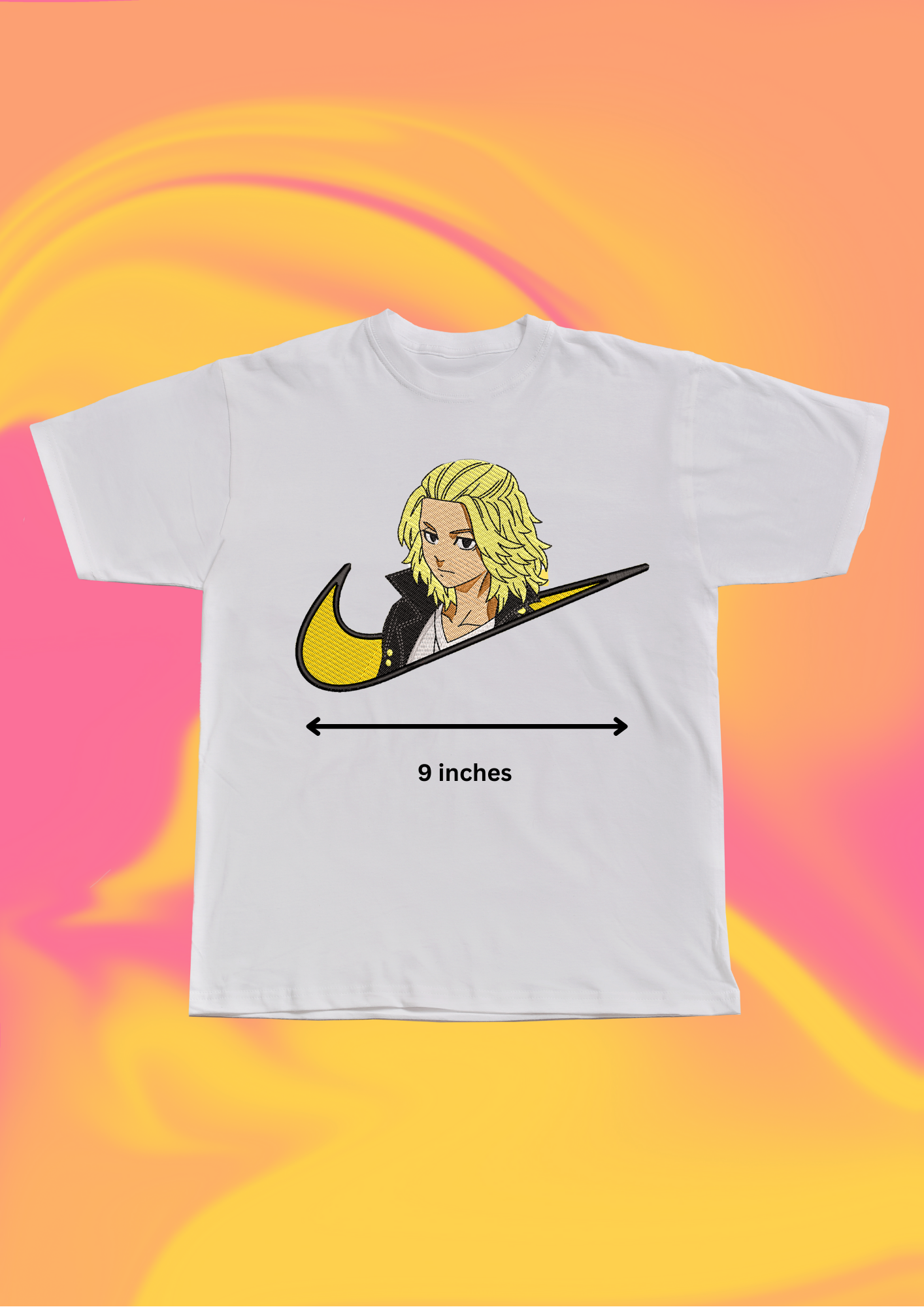 Tokyo Revengers Mikey Embroidered T-Shirt