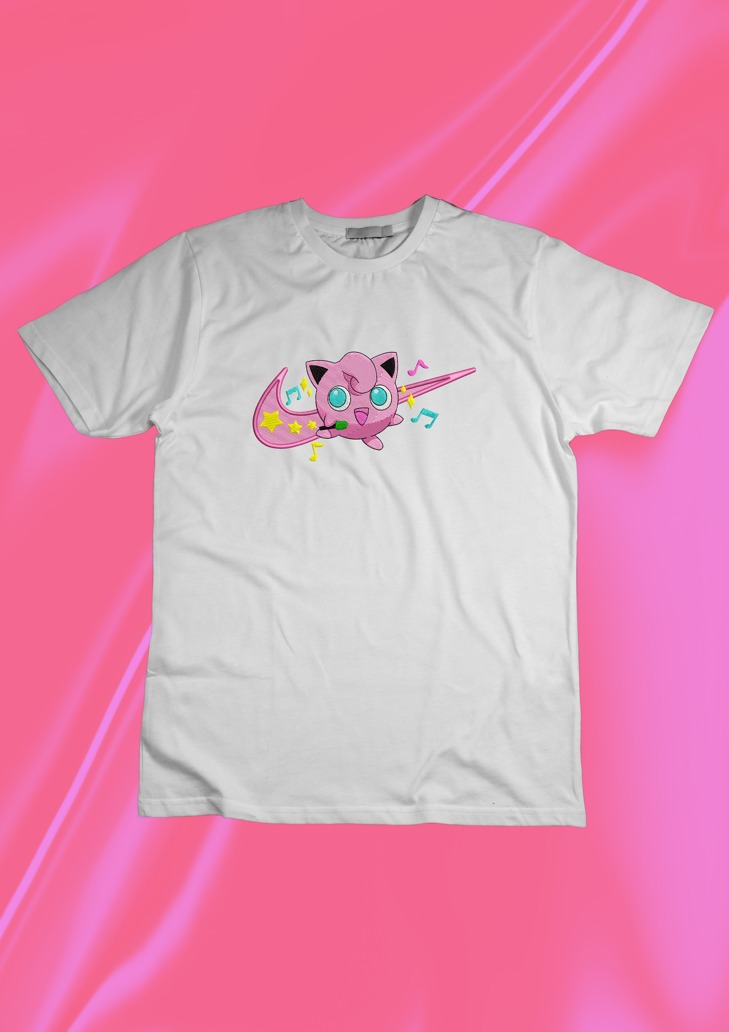 Pokémon Jigglypuff Embroidered T-Shirt