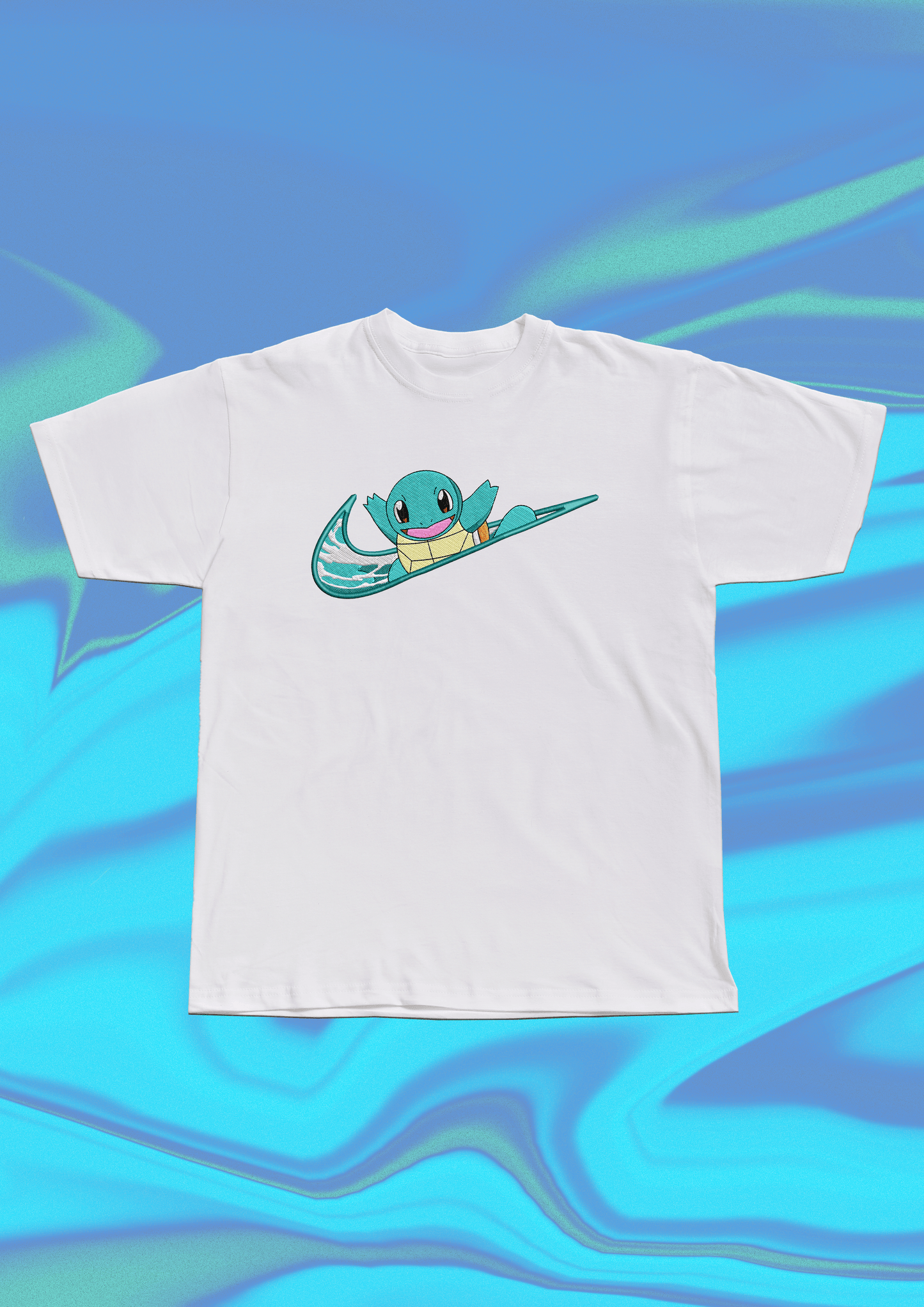 Pokémon Squirtle Embroidered T-Shirt