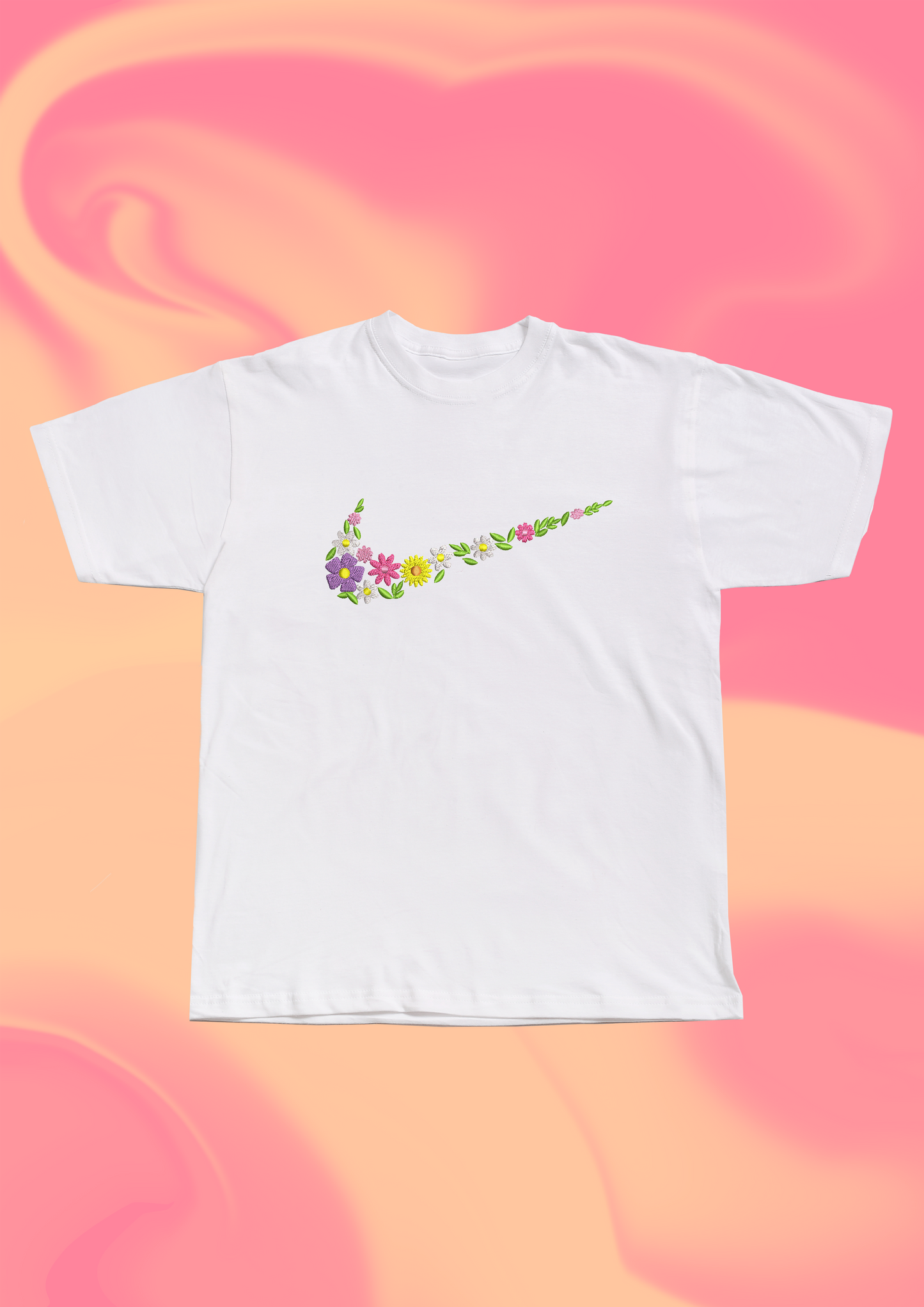 Nike Flower Embroidered T-Shirt