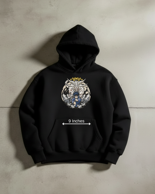 Jujutsu Kaisen Mahoraga & Megumi Embroidered Hoodie