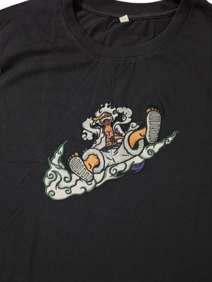 Luffy G5 Swoosh Oversized Embroidered T-Shirt