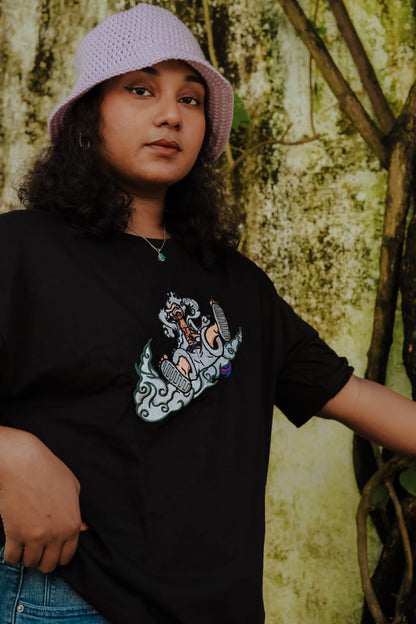Luffy G5 Oversized Embroidered T-Shirt