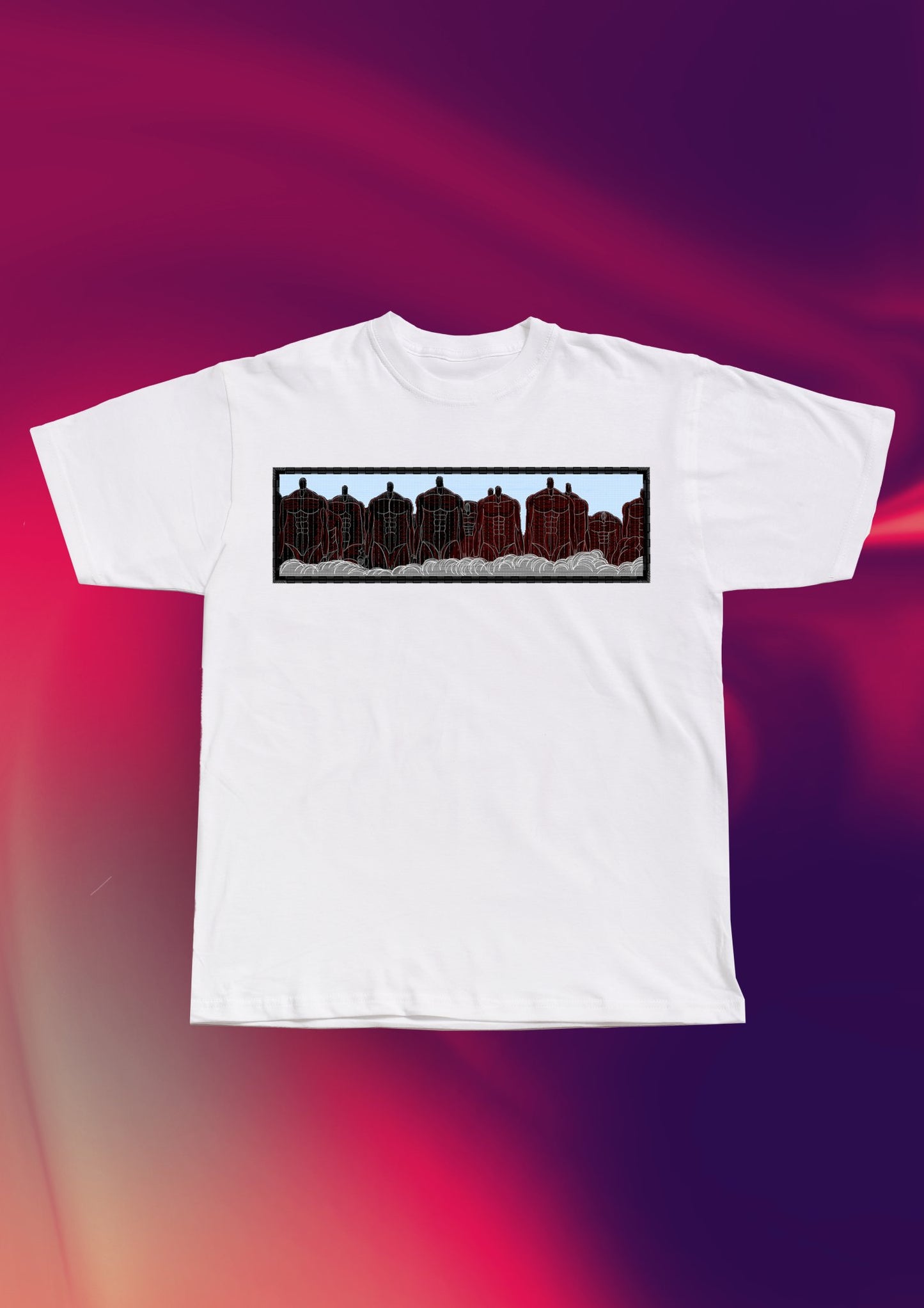 Attack on Titan Rumbling Embroidered T-Shirt - Embroidery Hut