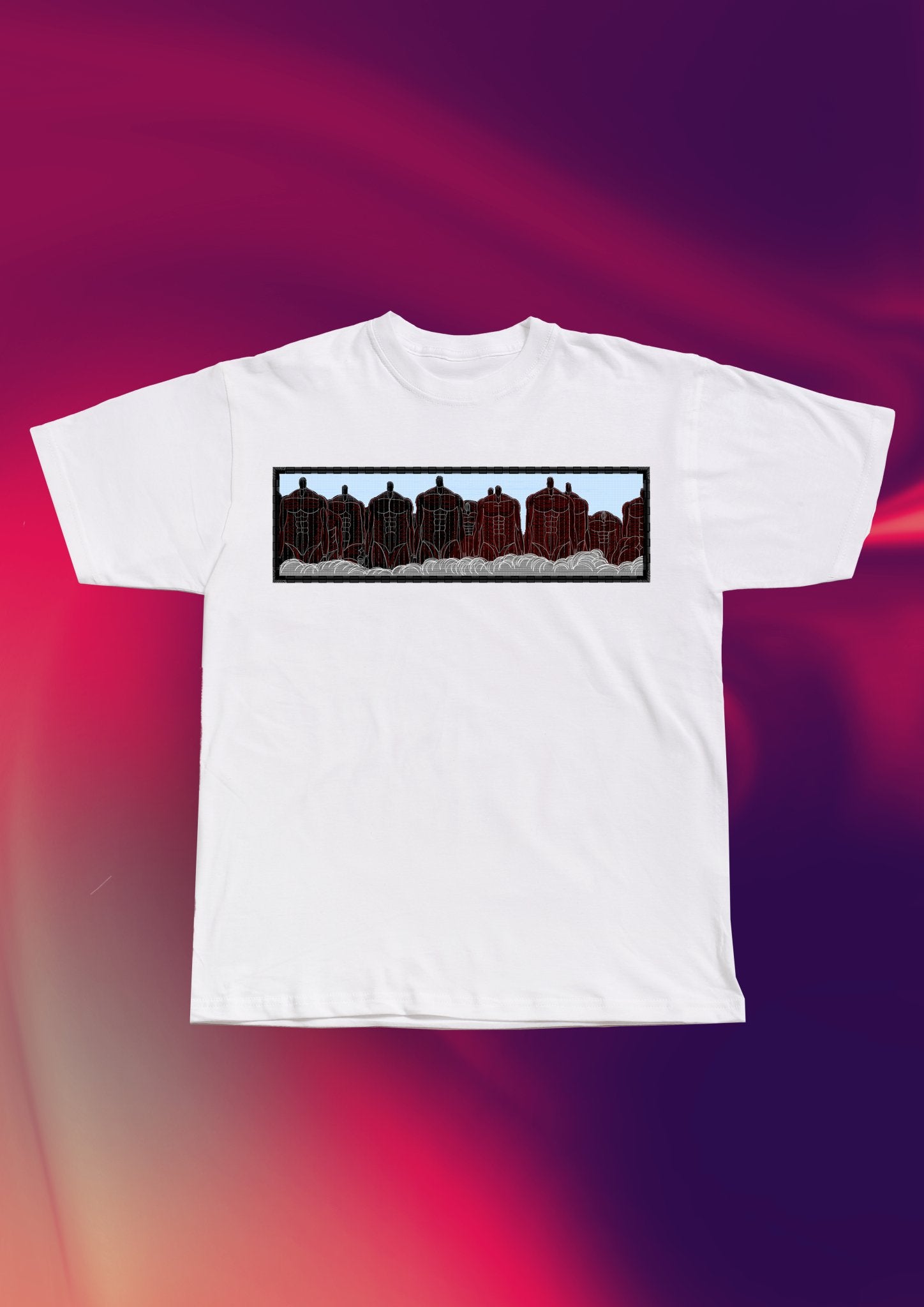 Attack on Titan Rumbling Embroidered T-Shirt - Embroidery Hut