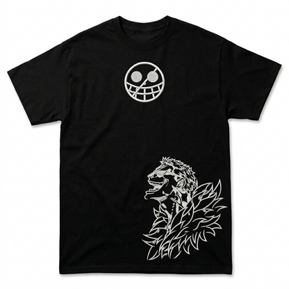 One Piece "The Heavenly Demon" Doflamingo Oversized Embroidered T-Shirt