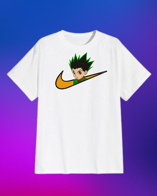 Hunter X Hunter Gon Embroidered T-Shirt - Embroidery Hut