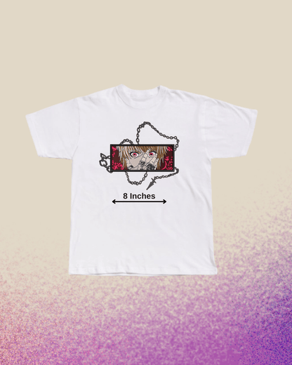 Hunter x Hunter Kurapika Anime Embroidered Tshirt - Embroidery Hut