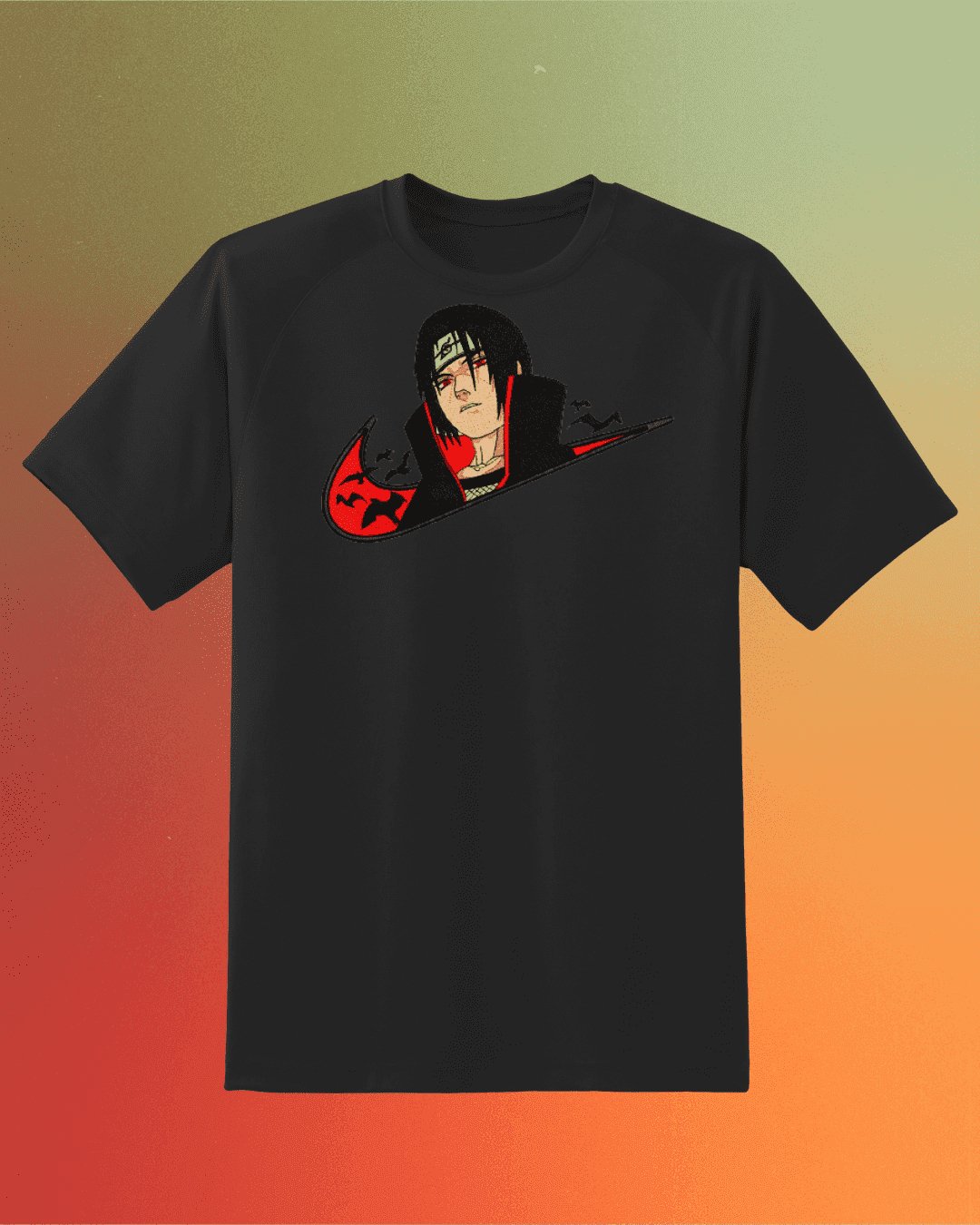 Itachi Embroidered T-Shirt - Embroidery Hut