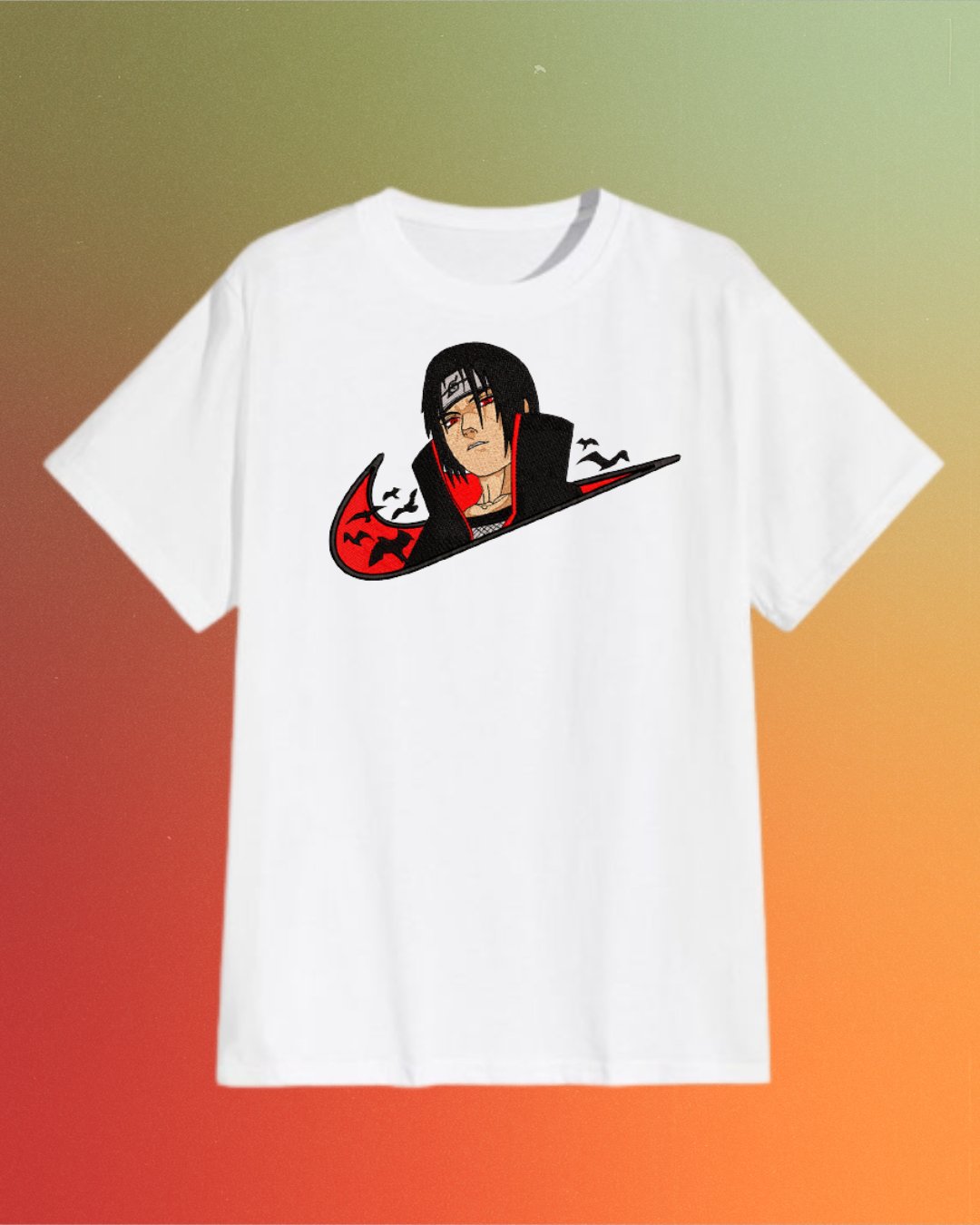 Itachi Embroidered T-Shirt - Embroidery Hut