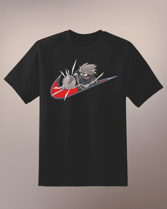 Kakashi Embroidered T-Shirt - Embroidery Hut