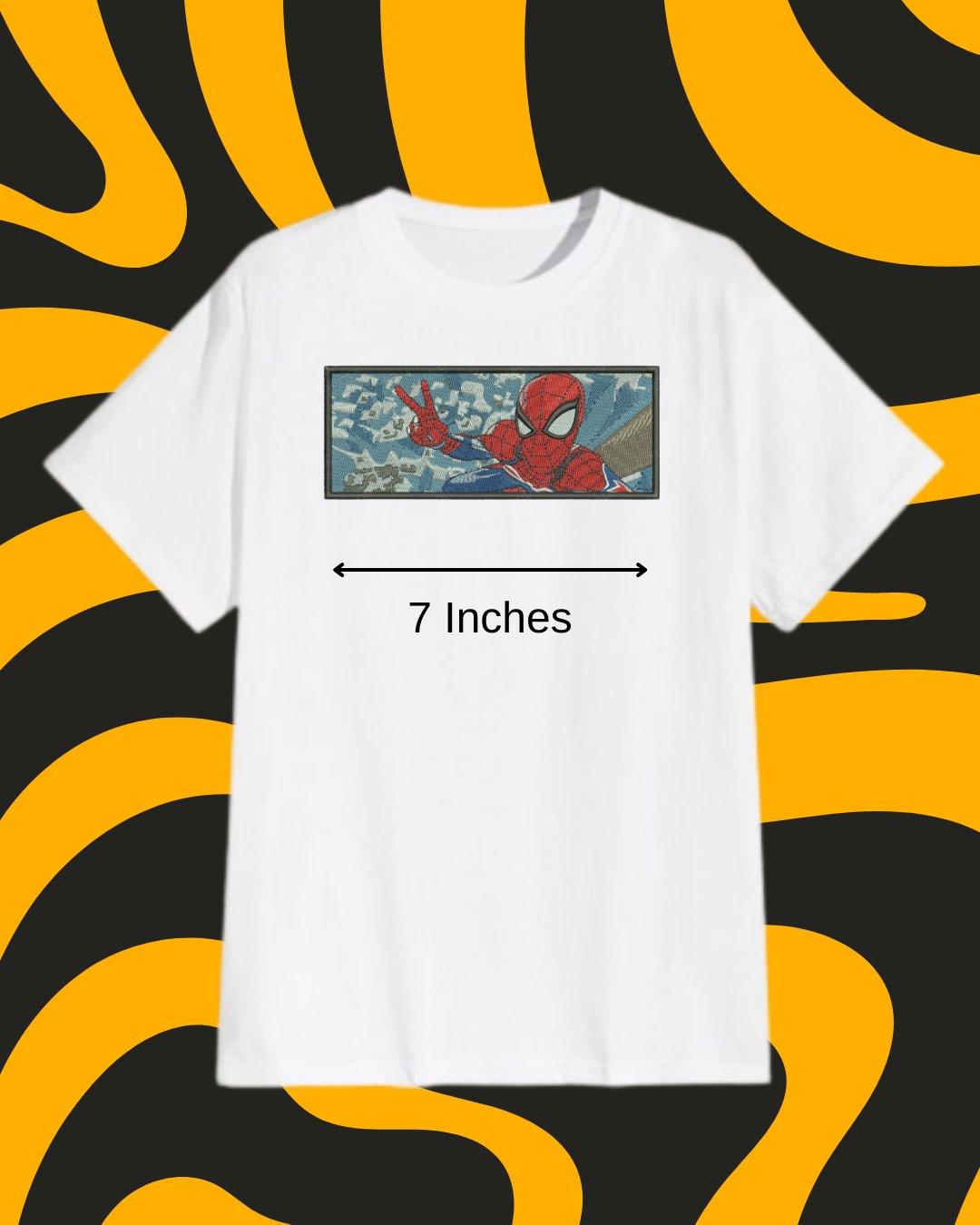 Marvel Spider Man Embroidered T-shirt - Embroidery Hut