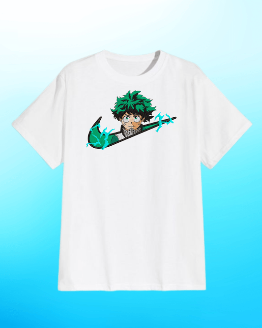 My Hero Academia Midoriya Embroidered T-Shirt - Embroidery Hut