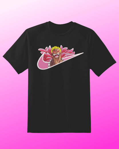 One Piece Doflamingo Embroidered T-Shirt - Embroidery Hut