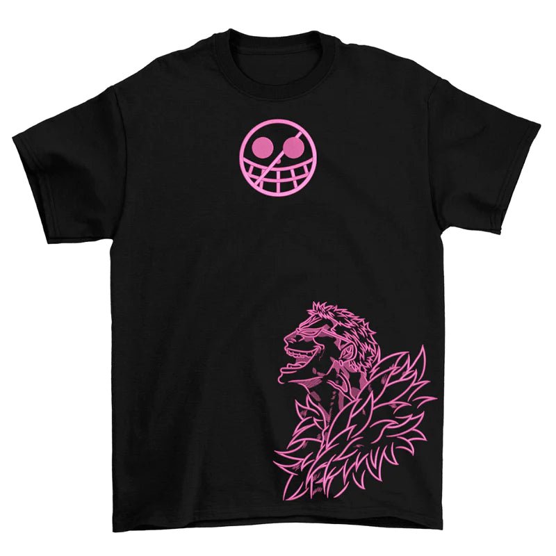 One Piece Doflamingo Oversized Embroidered T-Shirt - Embroidery Hut