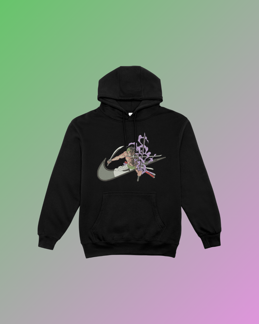 One Piece Zoro Embroidered Hoodie