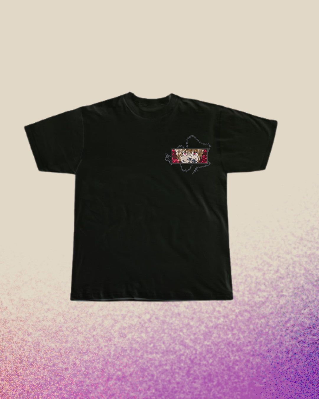 Hunter x Hunter Kurapika Anime Embroidered Tshirt