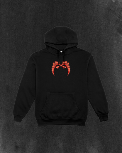 Demon Slayer Gyutaro Sickles Embroidered Hoodie