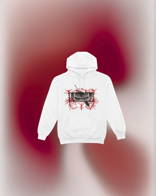 Berserk Guts Anime Embroidered Hoodie