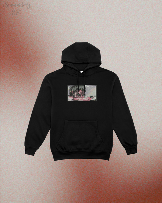 Eren x Fallen Angel Embroidered Hoodie