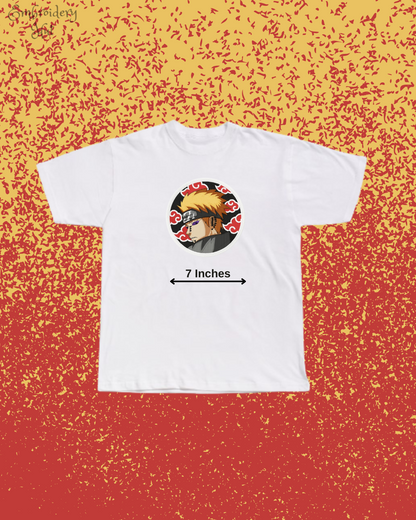 Naruto Pain Embroidered T-Shirt