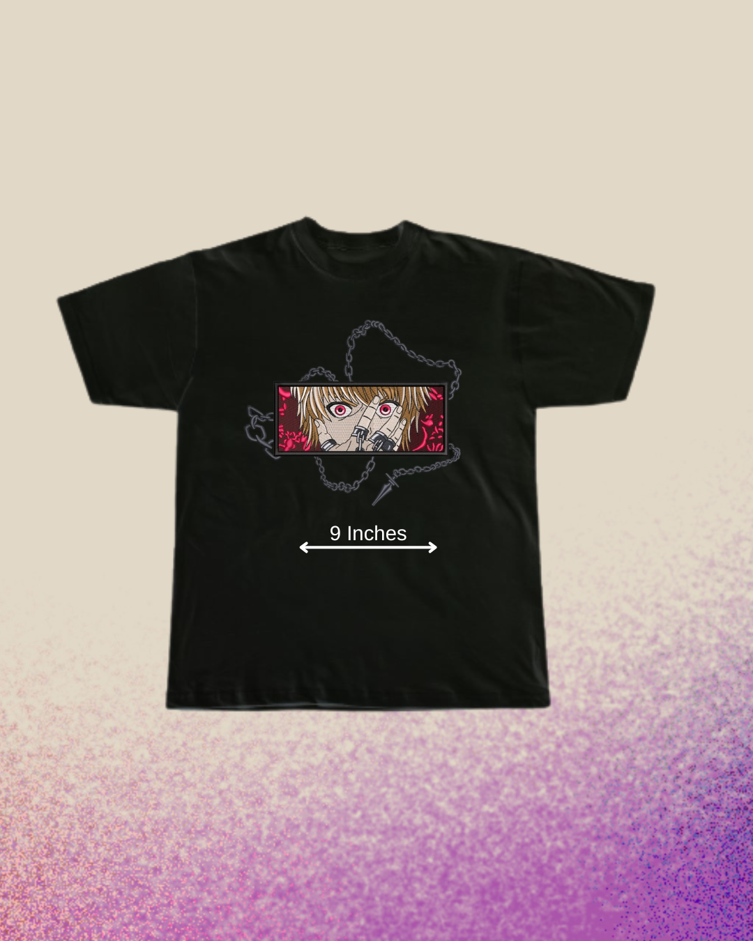 Hunter x Hunter Kurapika Anime Embroidered Tshirt