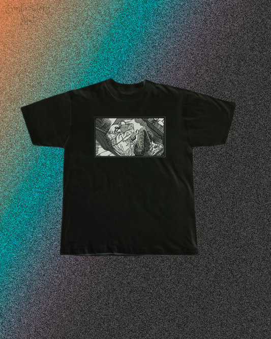 Chainsaw Man Denji Bed Embroidered Tshirt