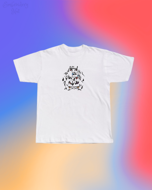 Naruto Eyes Embroidered Tshirt