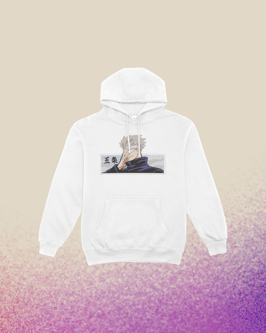 Jujutsu Kaisen Gojo Anime Embroidered Hoodie