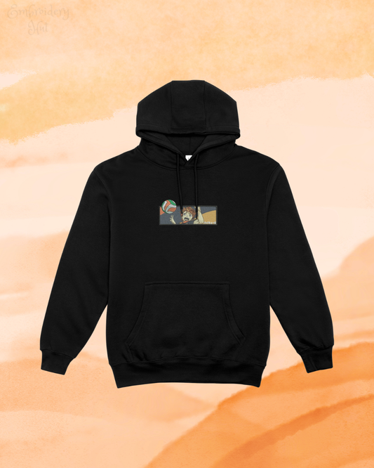Haikyuu Hinata Embroidered Hoodie