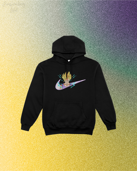 Dragon Ball Gohan Super Saiyan Embroidered Hoodie