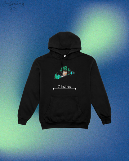 My Hero Academia Midoriya Embroidered Hoodie