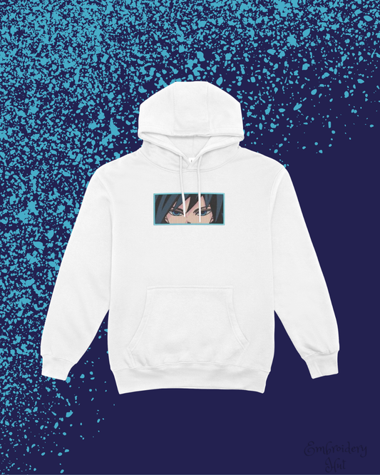 Demon Slayer Giyu Eyes Embroidered Hoodie