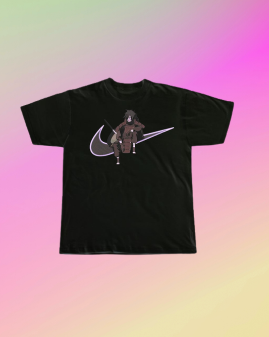 Naruto Madara Embroidered T-Shirt