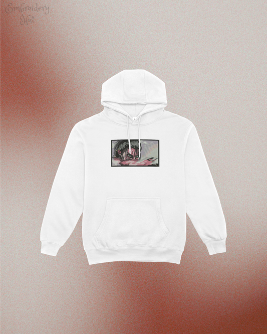 Eren x Fallen Angel Embroidered Hoodie