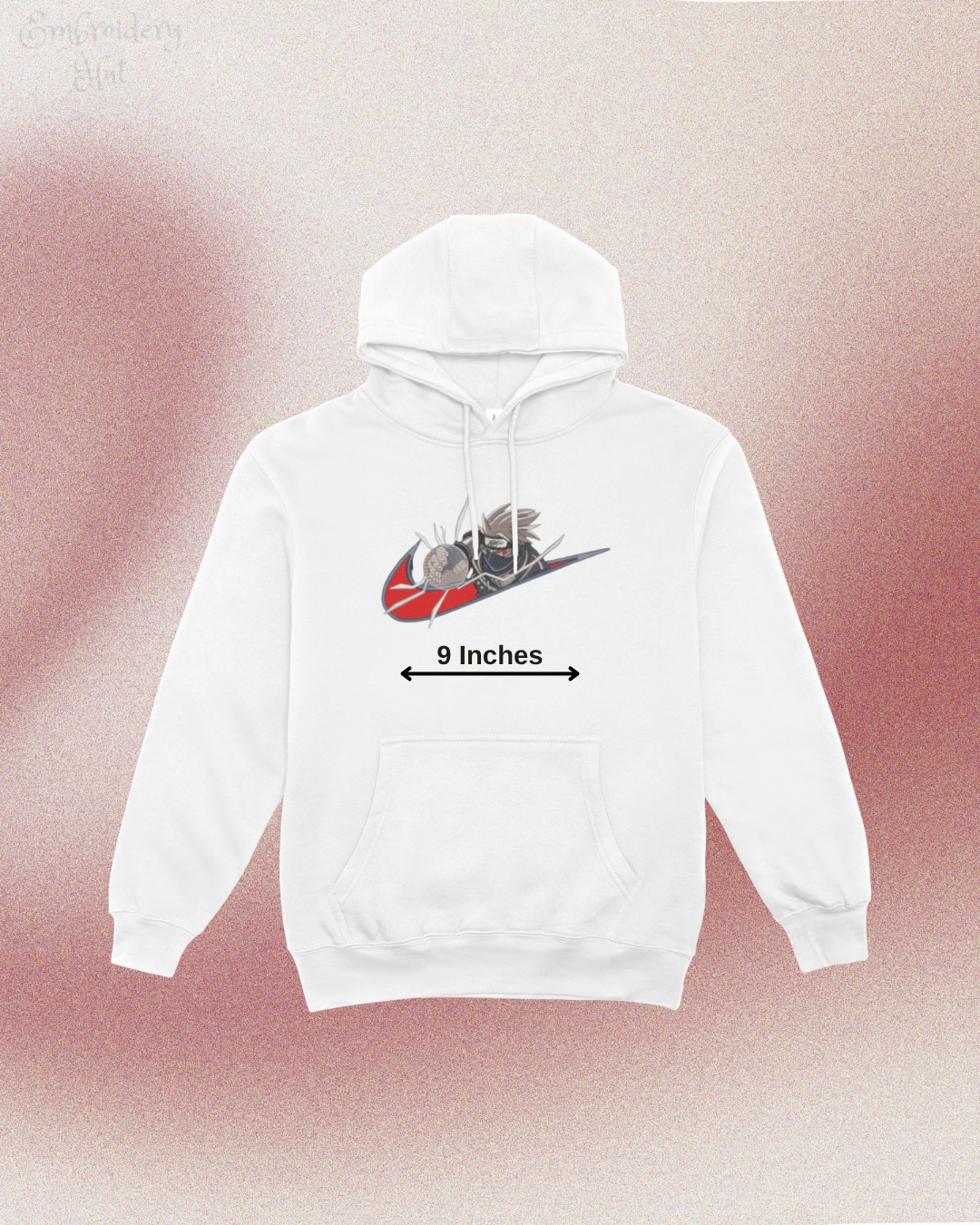 Naruto Kakashi Embroidered Hoodie